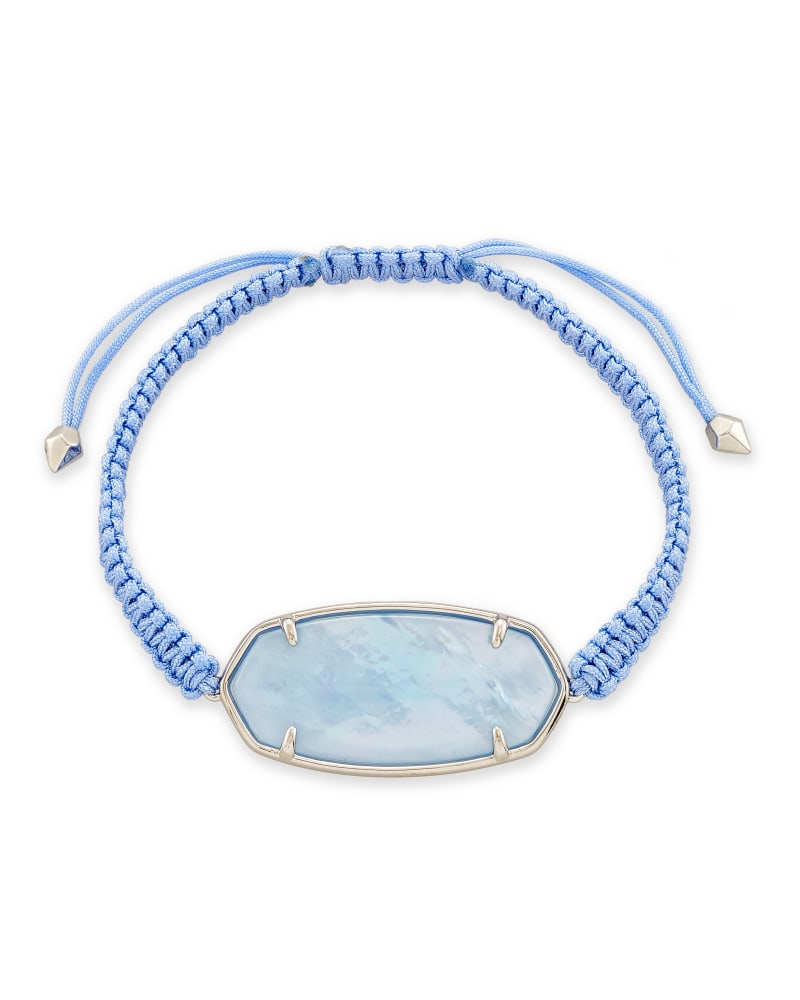 Elle Silver Friendship Bracelet in Periwinkle Illusion image number 0